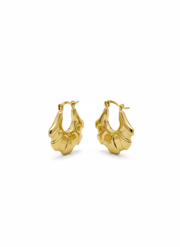 Gold_Midas_Wave_Sculptural_Earrings_For_Women